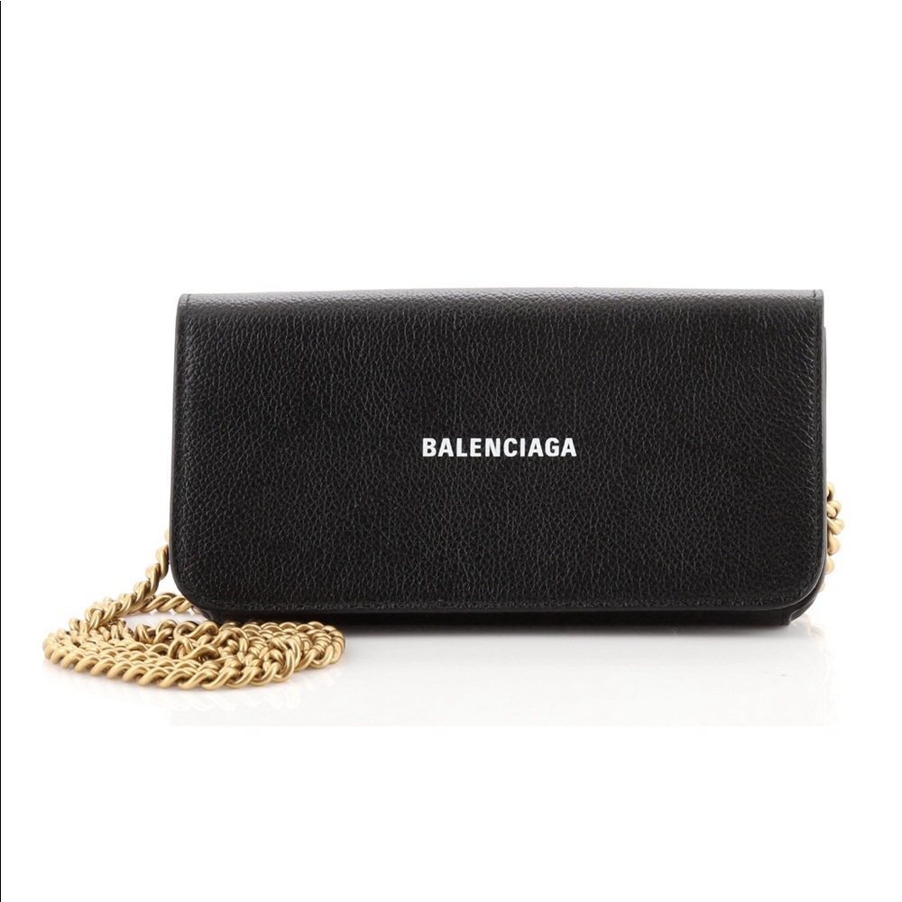 Balenciaga Everyday Continental Wallet on Chain